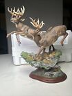 Danbury Mint Dick Idol King of the Mountain Deer Statue
