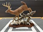 New ListingDANBURY MINT DEER BUCK SCULPTURE GREAT ESCAPE BY NICK BIBBY JUMPING OVER BRANCH