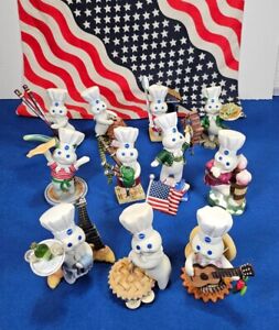 Pillsbury Doughboy Danbury Mint International Figurine Lot 11 Limited Exclusive