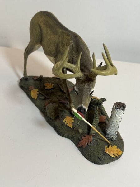 Danbury Mint Second Chance Curtis Christensen Whitetale Deer Sculpture