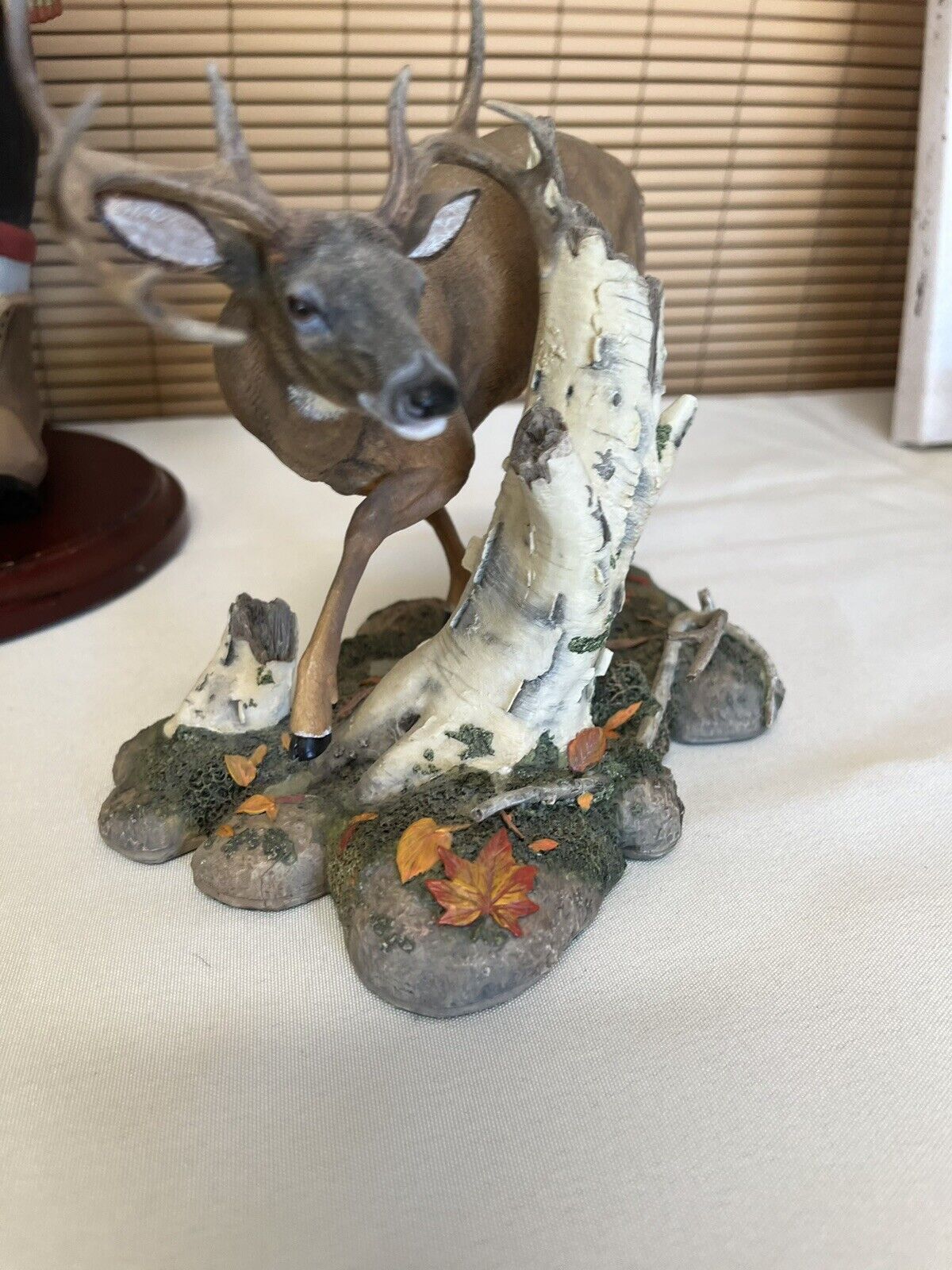 Danbury Mint Nick Bibby One More Step Buck Stag Deer Figure Sculpture