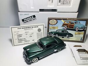 DANBURY MINT 1949 OLDSMOBILE 88 COUPE BOX & TITLE 1:24 GREAT PAINT PREOWNED
