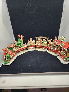 The Sheltie Christmas Express Train Danbury Mint