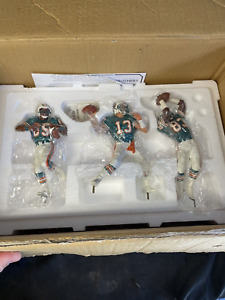 Rare NEW  Vintage Danbury Mint Dan Marino and the Marx Brothers 4 Piece Statue !