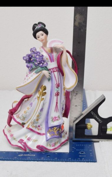 DANBURY MINT FIGURE "THE IRIS PRINCESS" BY LENA LIU - GEISHA