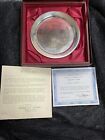 Danbury Mint Sterling Silver Plate “ Declaration Of Independence 1976 “