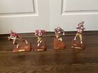 Lot of 4 Danbury Mint SF 49ers Figurines ~ Montana, Rice, Craig, Lott - Preowned