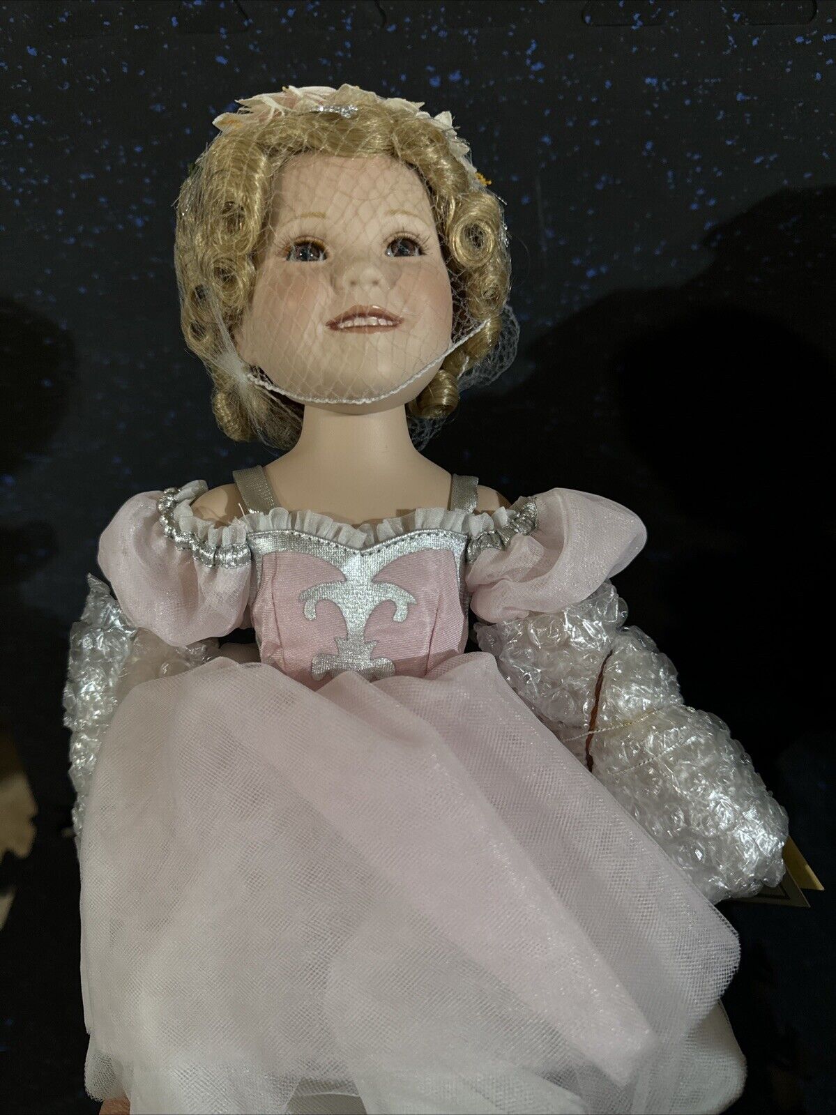 Danbury Mint The Shirley Temple Ballerina Porcelain Collector Doll