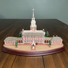 Danbury Mint Independence Hall Large Sculpture Philadelphia *flaw Original Foam