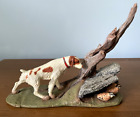 Stan Bentall Hidden Quarry Danbury Mint Brittany Quail Hunting Sculpture