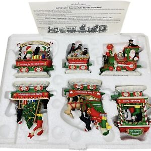 Danbury Mint Rottweiler Dog Christmas Express Train Hard To Find Rare