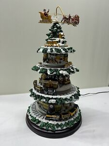 2011 Danbury Mint Pittsburgh Steelers NFL Christmas Tree - animated lights/music