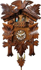 Danbury Mint Black Forest Real Wood Carved Cuckoo Clock. BRAND NEW!!!
