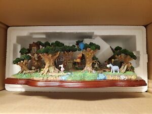 Rare Danbury Mint Disney's Winnie the Pooh 100 Hundred Acre Wood New in Open Box