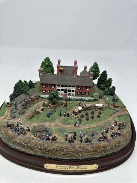 Danbury Mint 1995 The Civil War Chancellor House Battle Of  1863