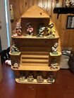 Danbury Mint Teddy Bear Perpetual Wood Calendar Vintage Figurine Display