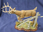 Danbury Mint Lucky Leap Curtis Christensen Whitetail Buck Deer Hunting Sculpture