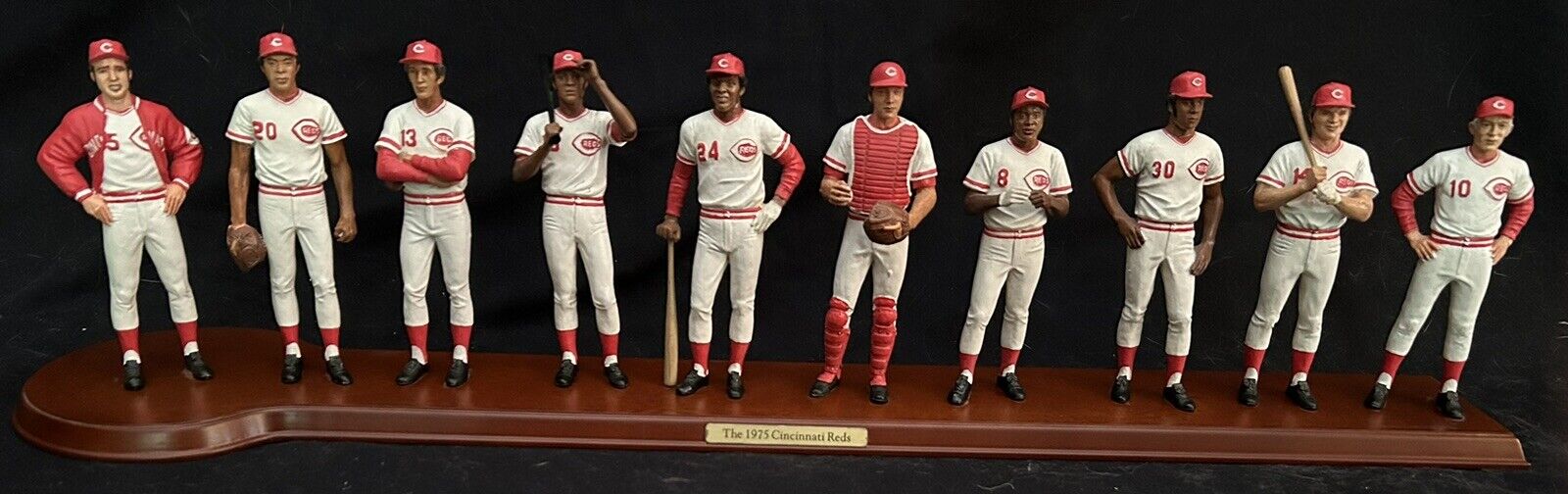 Cincinnati Reds 1975 Big Red Machine Danbury Mint Figurine EXCELLENT - 1 Owner