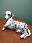 Vintage Danbury Mint Dachshund Dog Figurine Wiener Dog Elegant Companion 9" Long