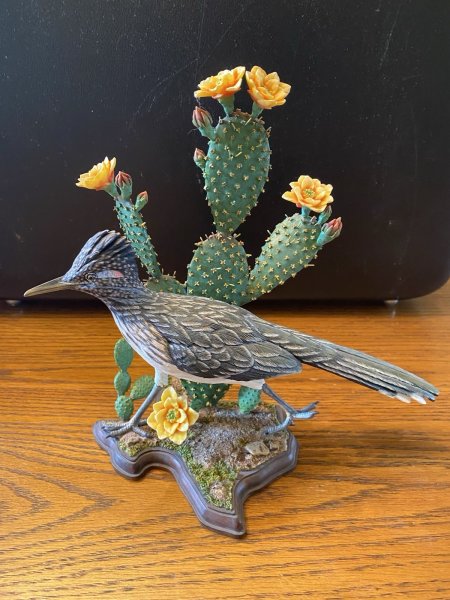 Texas Spirit by Bob Guge The Danbury Mint Roadrunner Figurine