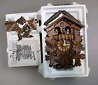 Vintage 90s Danbury Mint Black Forest German Style Musical Cuckoo Clock NIP