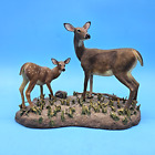 DANBURY MINT Deer Fawn Statue FIRST OUTING Bob Travers Curtis Christensen