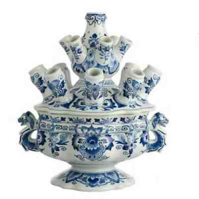 Royal Delft Tulip Vase The Original Blue Collection 33cm RRP; $4500