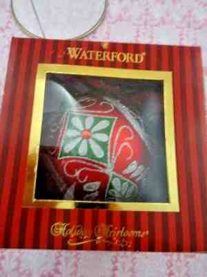 Waterford Christmas Ornament Aileen Ball Holiday Heirlooms in Original ...