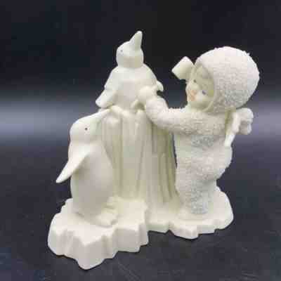 Dept 56 Snowbabies “Im Making An Ice Sculpture” Penguins Figurine