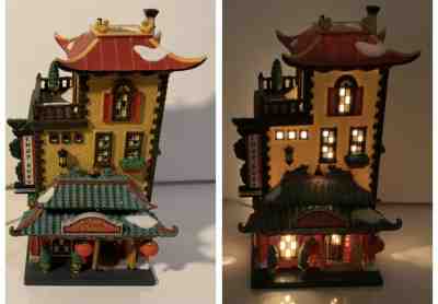 Christmas in the City Series Department 56 Jade Palace Chinese Restaurant Used