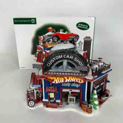 Dept. 56 North Pole Series Hot Wheel's 2024 Custom Car Shop #56.56.784 Retired