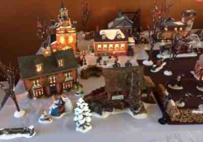 RETIRED 100+ Dept 56 New England & Dickens Village Series Buildings Pieces BOXED