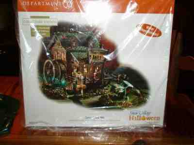 DEPT 56 HALLOWEEN Village DEAD CREEK MILL NIB *Read*