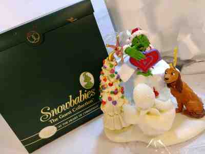 Snowbabies Figure 2002 At the Heart of Christmas GRINCH Stole Dept 56 in Box