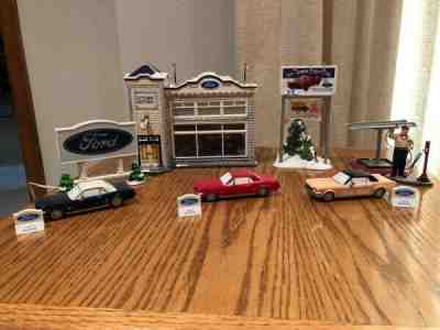 Ford Department 56 Uptown Motors Village - 12 pc set