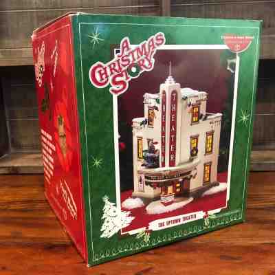 DEPT 56 A CHRISTMAS STORY THE UPTOWN THEATRE - RETIRED - NEW BUT MISSING SPINDLE