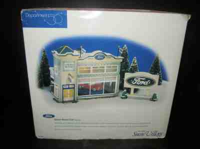1998 Uptown Motors Ford Dept 56 Snow Village 54941 Christmas City Dealership