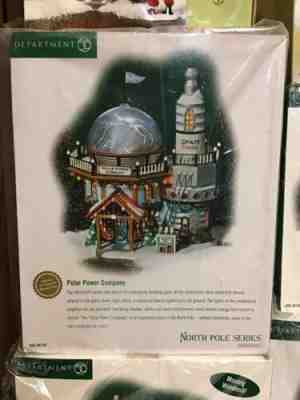 Dept 56 North Pole Series Buildings Lot of 4