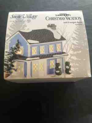 department 56 snow village christmas vacation Todd And Margos House