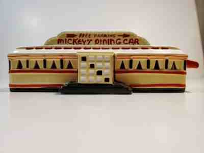 Rare Dept 56 Snow Village Diner (Mickey's) 5078-4 (1986-1987) .