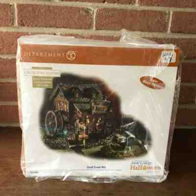 Dept 56 Halloween Dead Creek Mill Collectors Edition 1 of 13000 Original Plastic