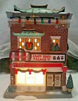 A CHRISTMAS STORY VILLAGE DEPT 56 CHOP SUEY PALACE CHINESE RESTAURANT