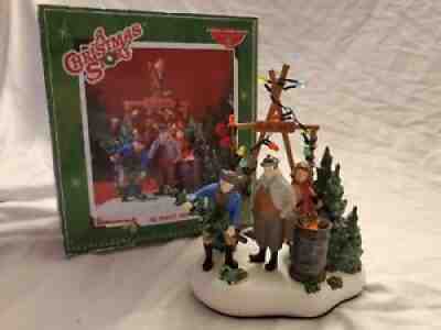 Dept 56 A Christmas Story The Perfect Tree Lighted Figurine Rare Retired w/ Box