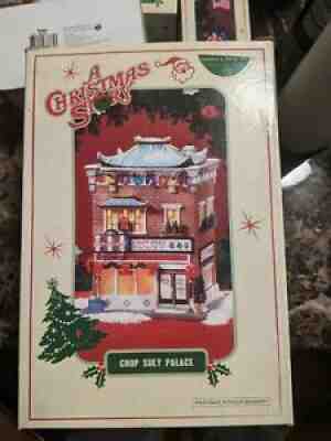 A CHRISTMAS STORY VILLAGE DEPT 56 CHOP SUEY PALACE CHINESE RESTAURANT BOX FIGURE