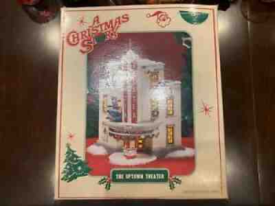 Rare !!! Dept. 56 Christmas Story The Uptown Theater with Antenna Hard to FindÂ 