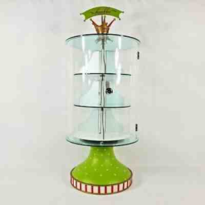 Patience Brewster Krinkles Department 56 Carousel Display Case 3 Tier Christmas