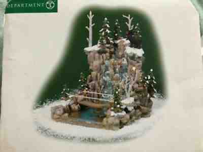 Department 56 Mountain Creek Waterfall #53003 Village Complete Lightly Used Htf