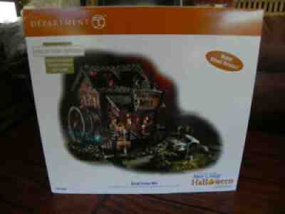 DEPT. 56 HALLOWEEN! DEAD CREEK MILL! Brand New! SEALED