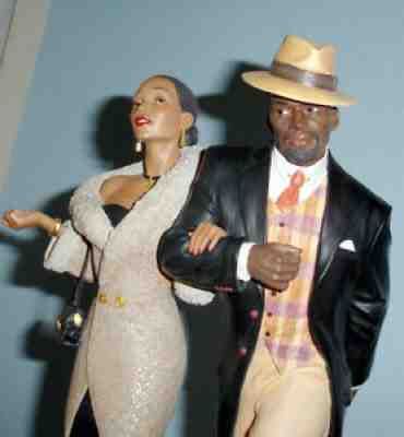 Thomas Blackshear Steppin' Out Dept 56 Ebony Vision Gallery Proof Figure 13" New