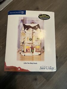 Dept 56 Snow Village LITTLE TOTS BABY GOODS store 55391